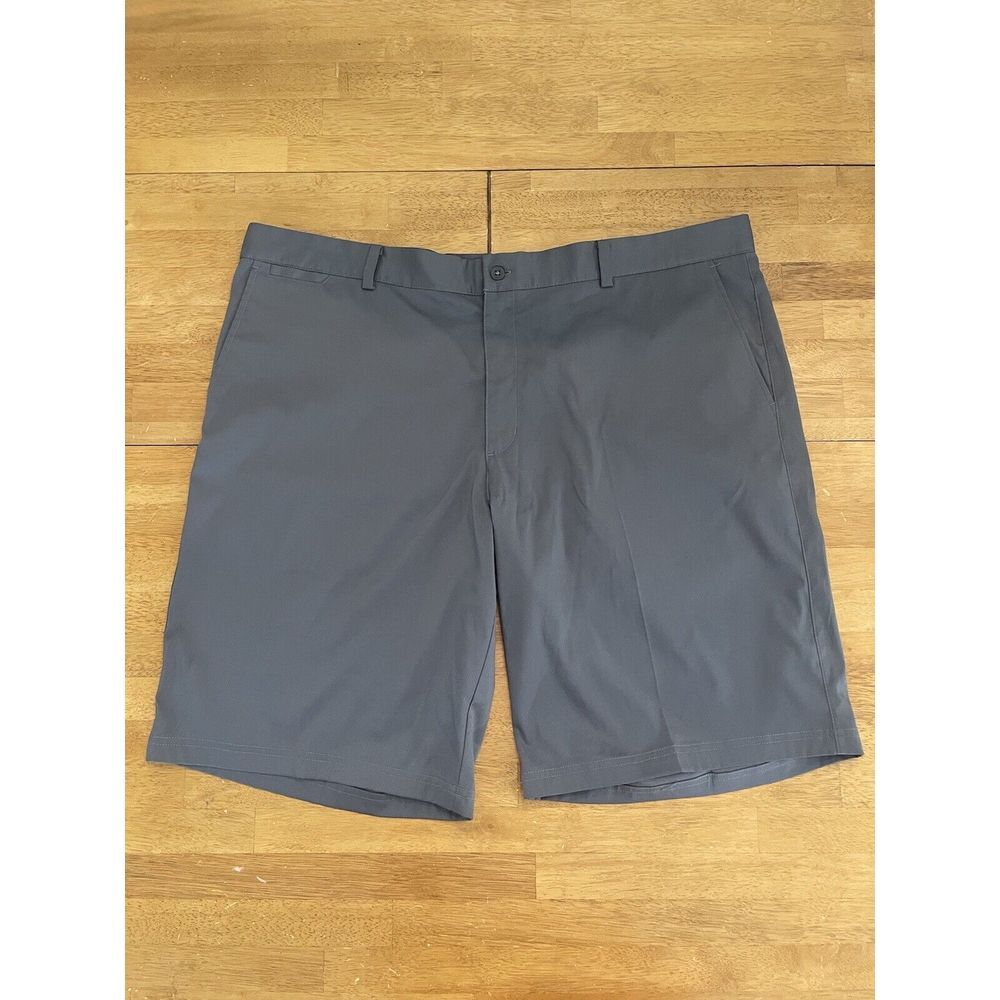Nike Golf Tour Performance Dri-Fit Gray Golf Stretch Flat Front Shorts Size‎ 42